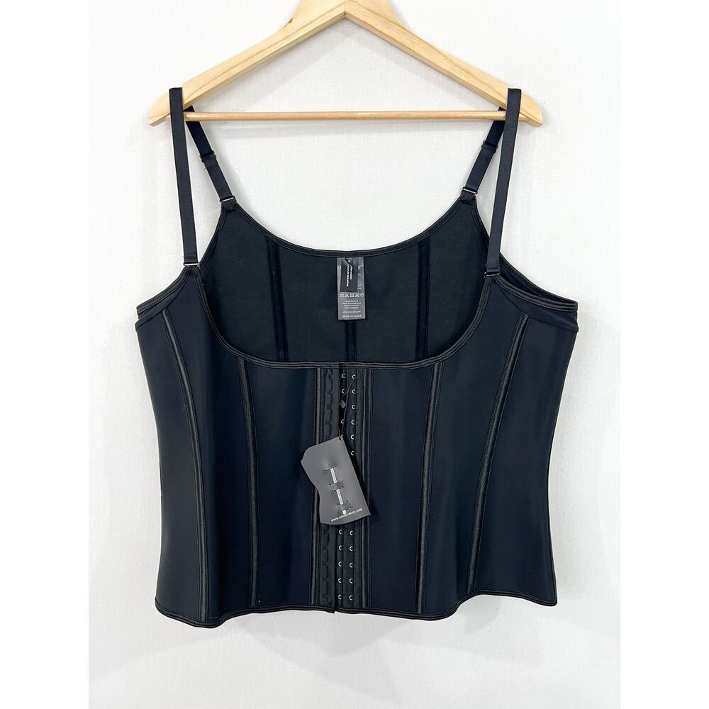 NEW Corset Story Black Underbust Shaping Corset Waist Trainer 38" Boning Adjust